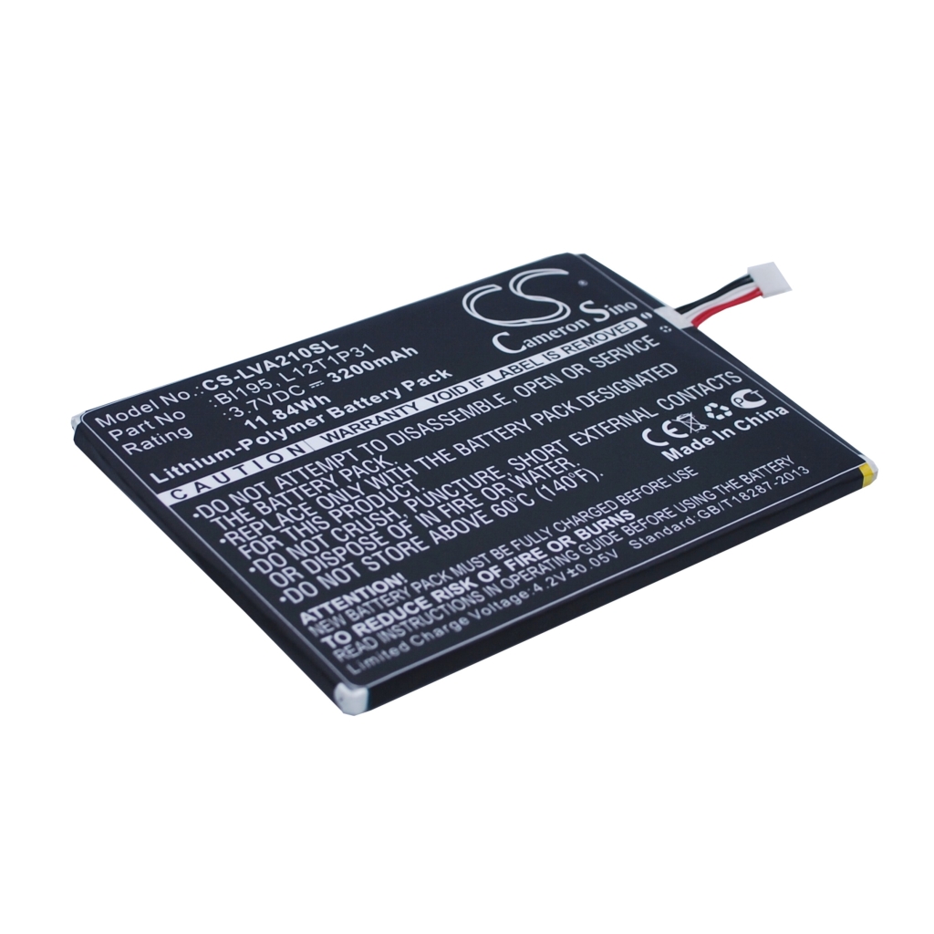 Batería de la tableta Lenovo CS-LVA210SL