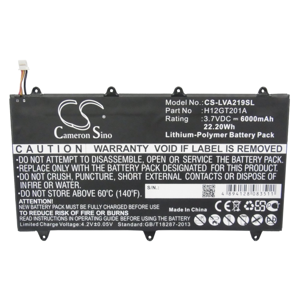 Batería de la tableta Lenovo CS-LVA219SL