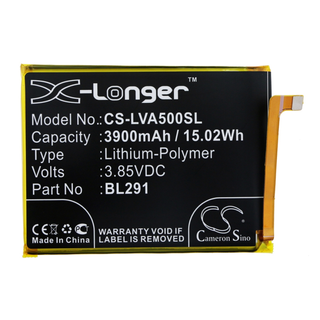 Batería del teléfono móvil Lenovo CS-LVA500SL