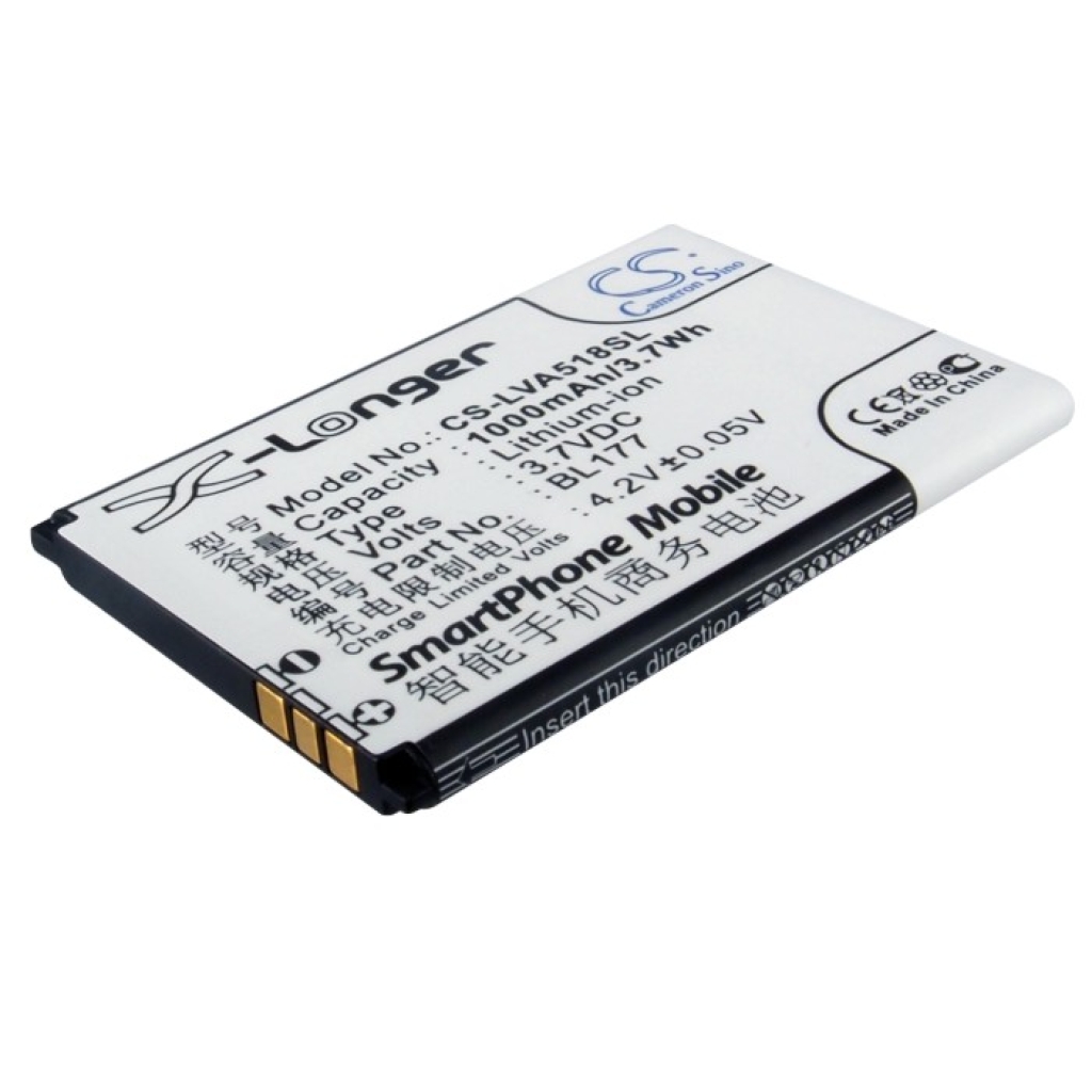 Batería del teléfono móvil Lenovo CS-LVA518SL