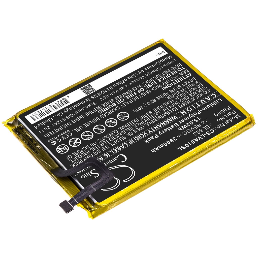 Batería del teléfono móvil Lenovo CS-LVA610SL