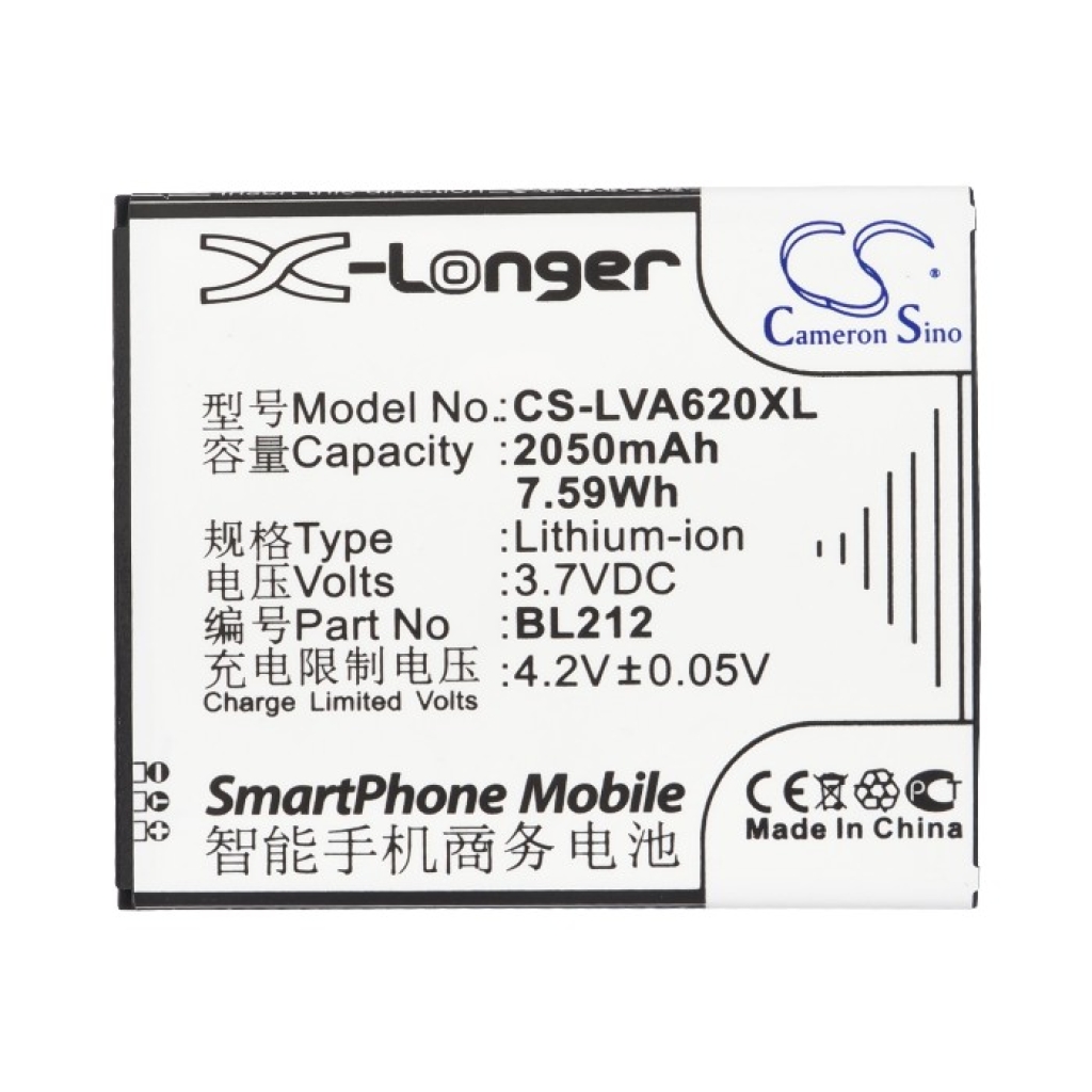 Batería del teléfono móvil Lenovo S898ts