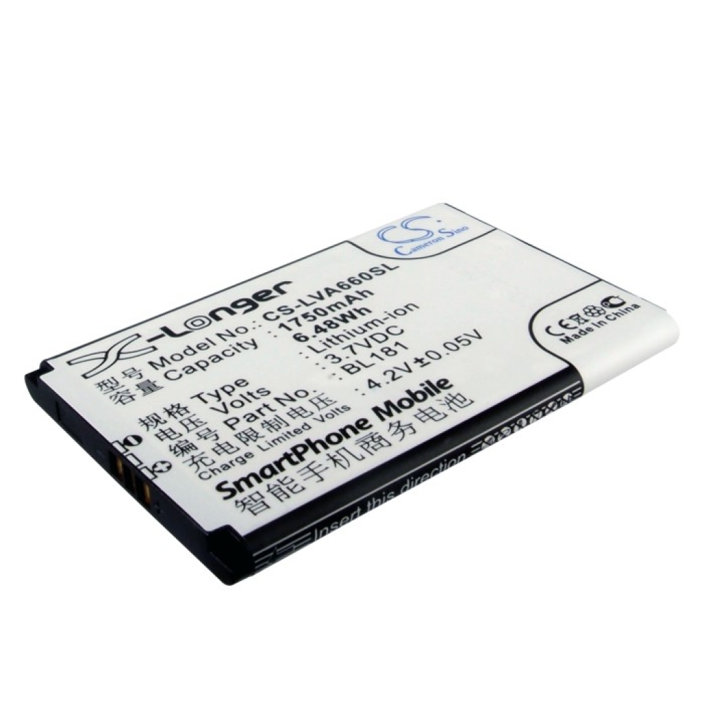 Batería del teléfono móvil Lenovo A66T