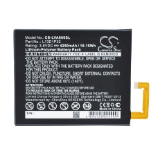 Reemplazo de batería compatible para LENOVO L13D1P32