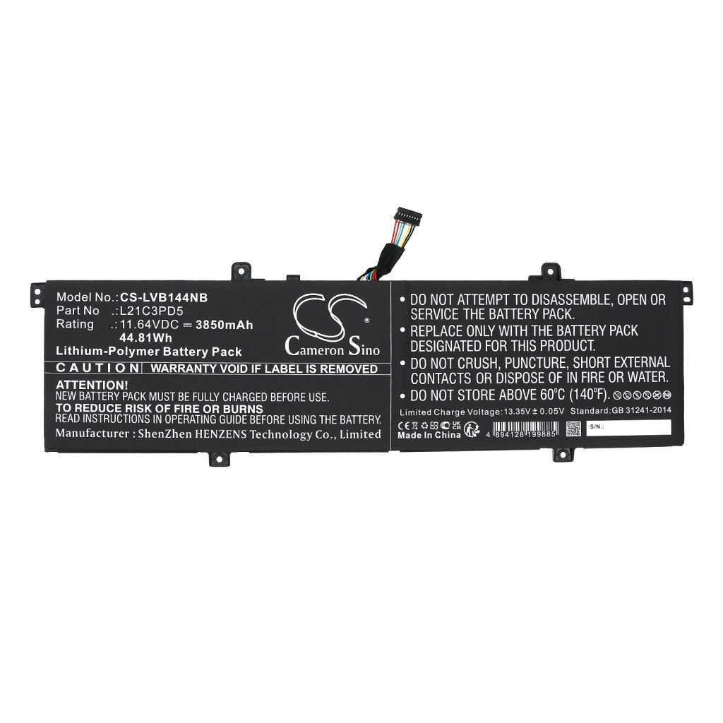 Batería para portátil Lenovo CS-LVB144NB