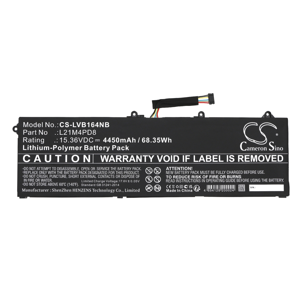 Batería para portátil Lenovo CS-LVB164NB
