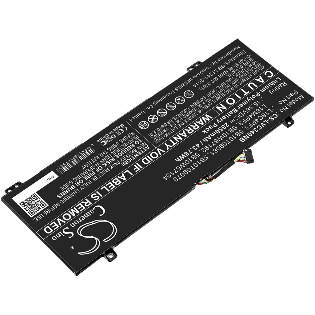 Batería para portátil Lenovo CS-LVC340NB