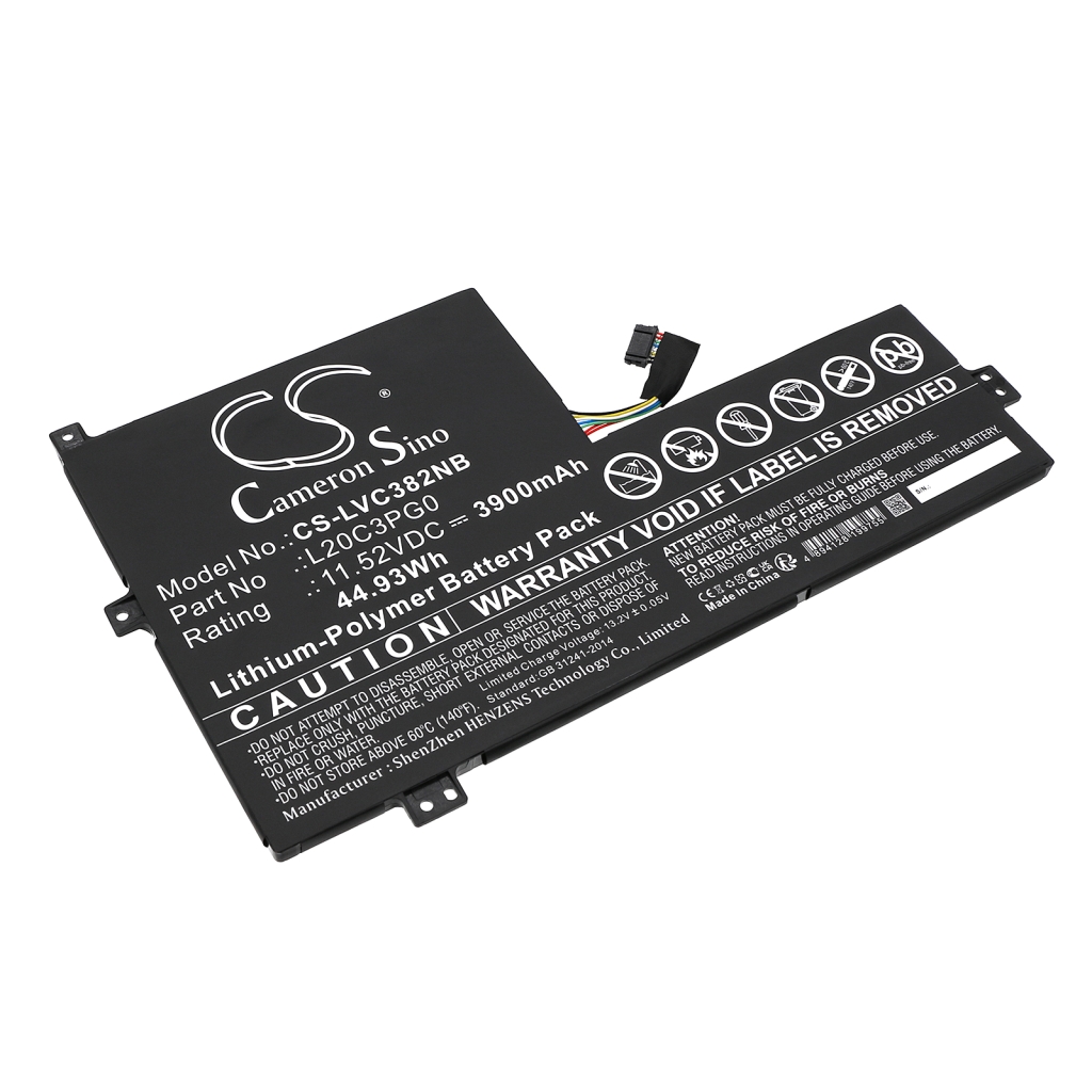 Batería para portátil Lenovo CS-LVC382NB