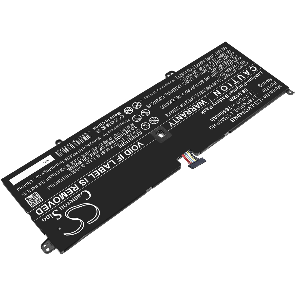 Batería para portátil Lenovo CS-LVC940NB