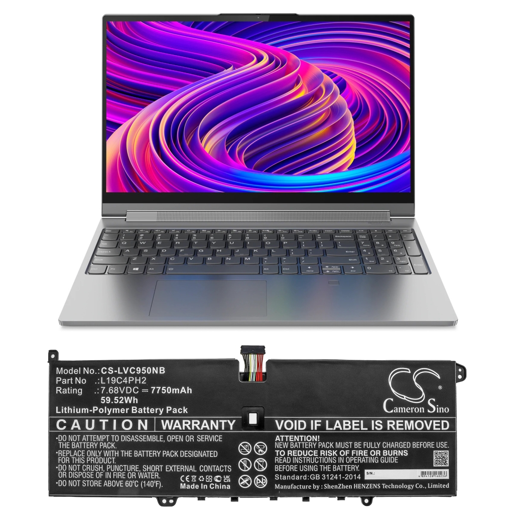 Batería para portátil Lenovo CS-LVC950NB