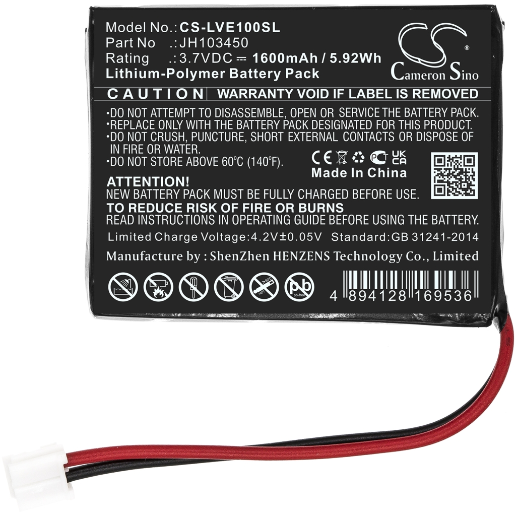 Batería de BabyPhone Levana CS-LVE100SL
