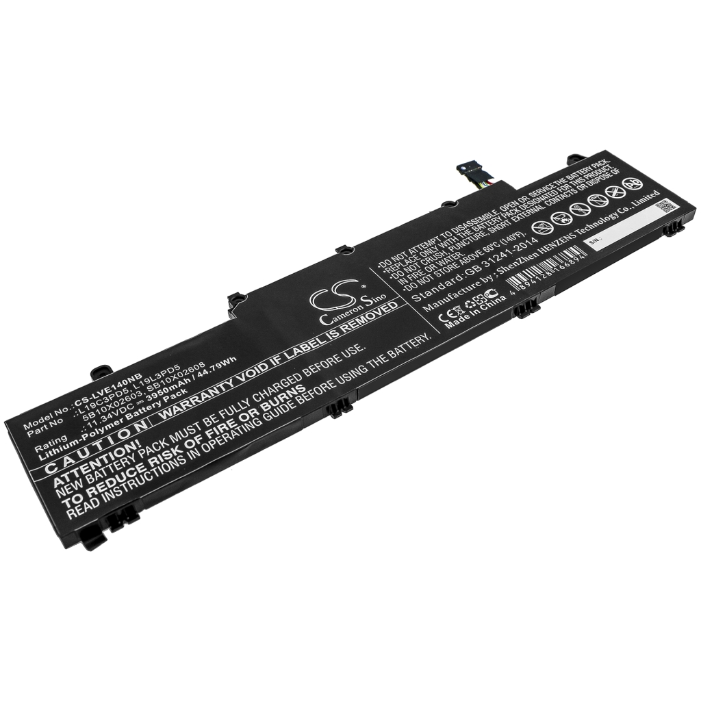 Batería para portátil Lenovo CS-LVE140NB