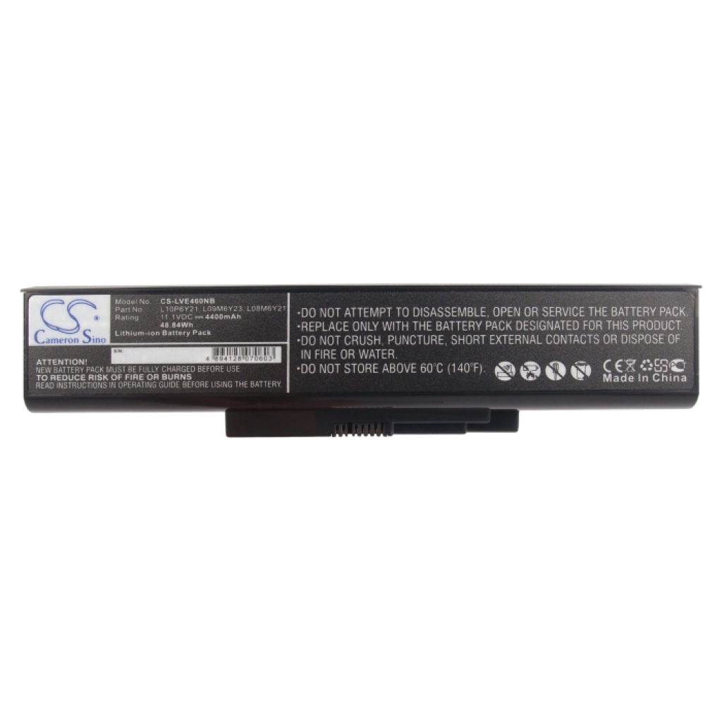 Batería para portátil Lenovo CS-LVE460NB
