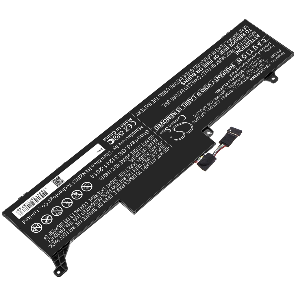 Batería para portátil Lenovo CS-LVE480NB