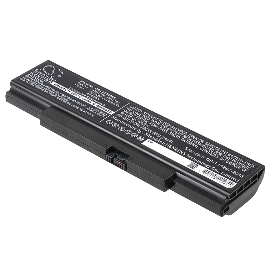 Batería para portátil Lenovo CS-LVE550NB