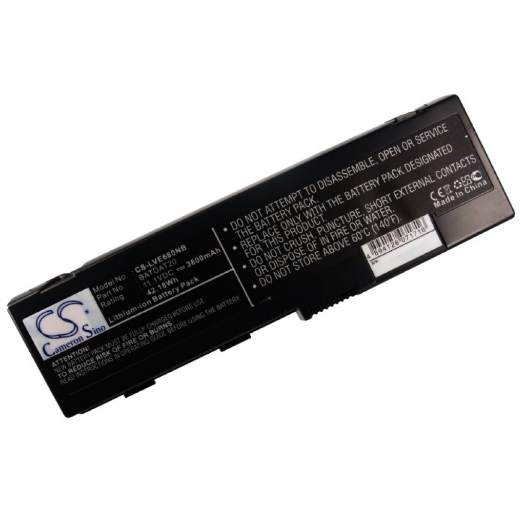 Batería para portátil Lenovo CS-LVE680NB