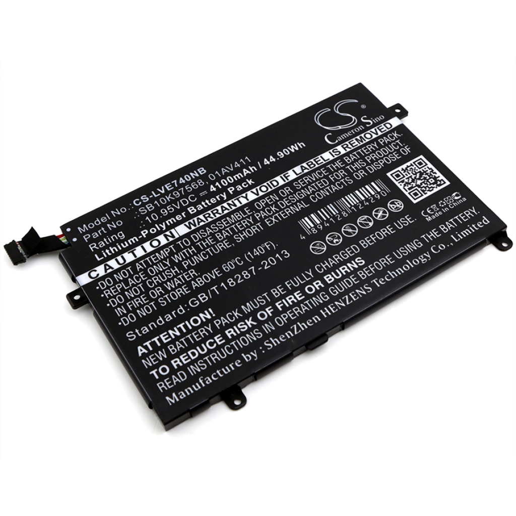 Batería para portátil Lenovo CS-LVE740NB
