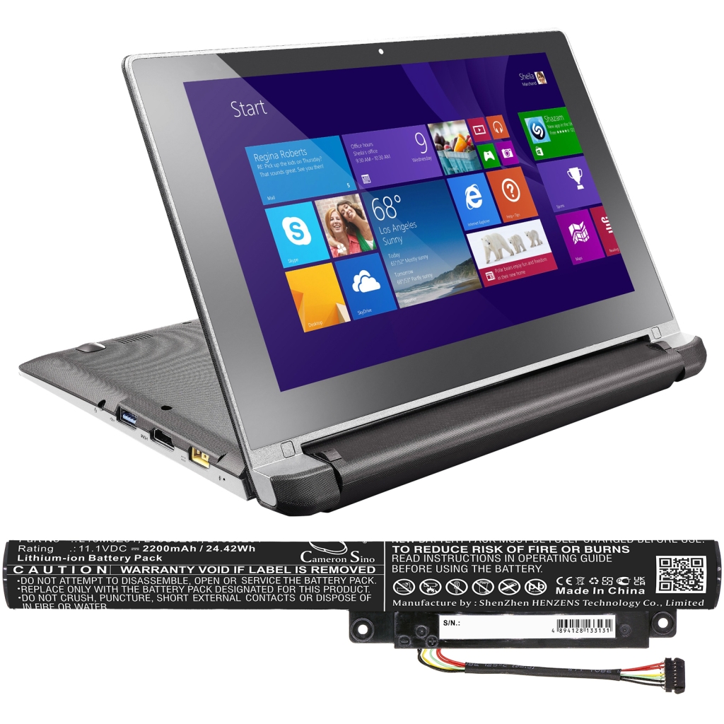 Batería para portátil Lenovo CS-LVF159NB