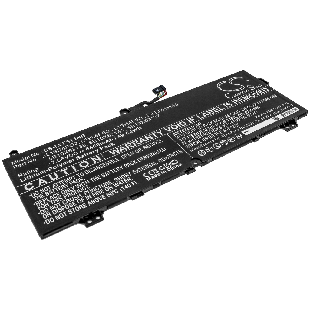 Batería para portátil Lenovo CS-LVF514NB