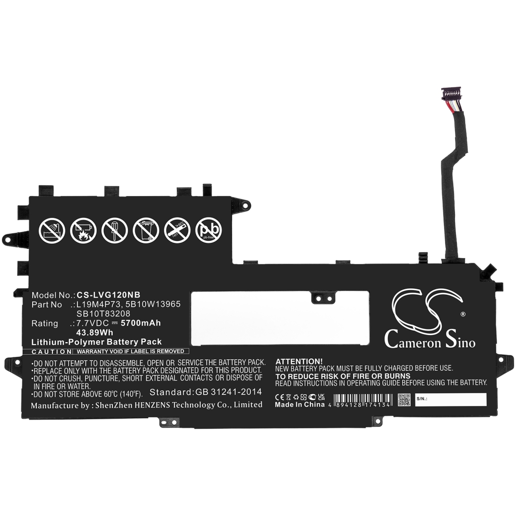 Batería para portátil Lenovo CS-LVG120NB