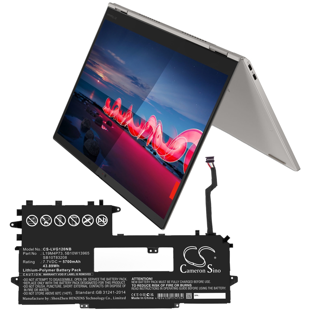 Batería para portátil Lenovo CS-LVG120NB