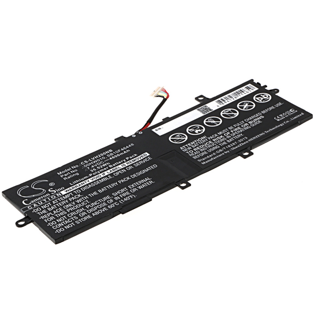 Batería para portátil Lenovo ThinkPad Helix(20CGA01PCD)