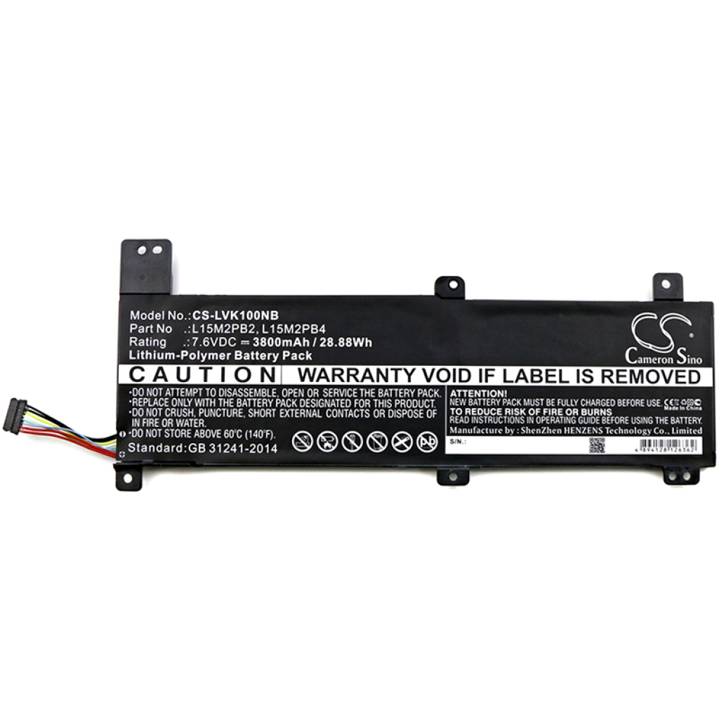Batería para portátil Lenovo CS-LVK100NB