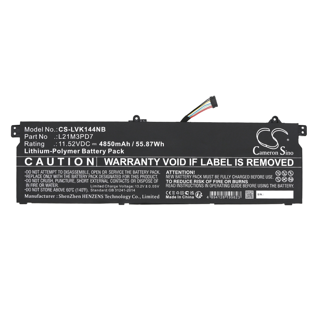 Batería para portátil Lenovo CS-LVK144NB