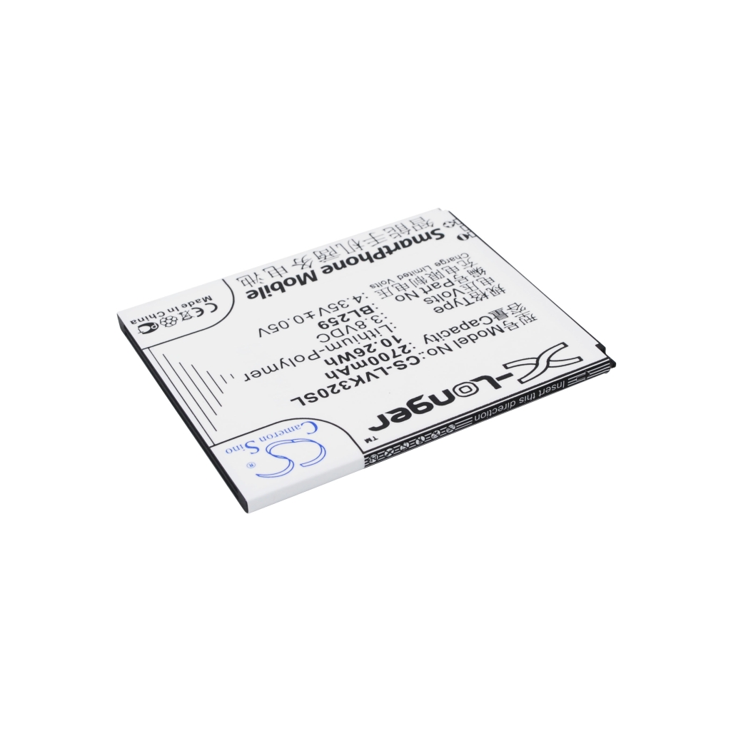 Batería del teléfono móvil Lenovo CS-LVK320SL