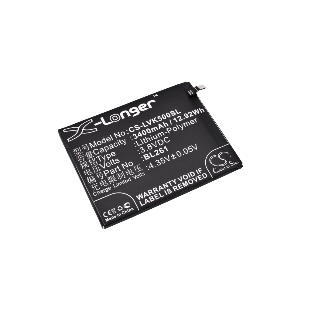 Batería del teléfono móvil Lenovo CS-LVK500SL