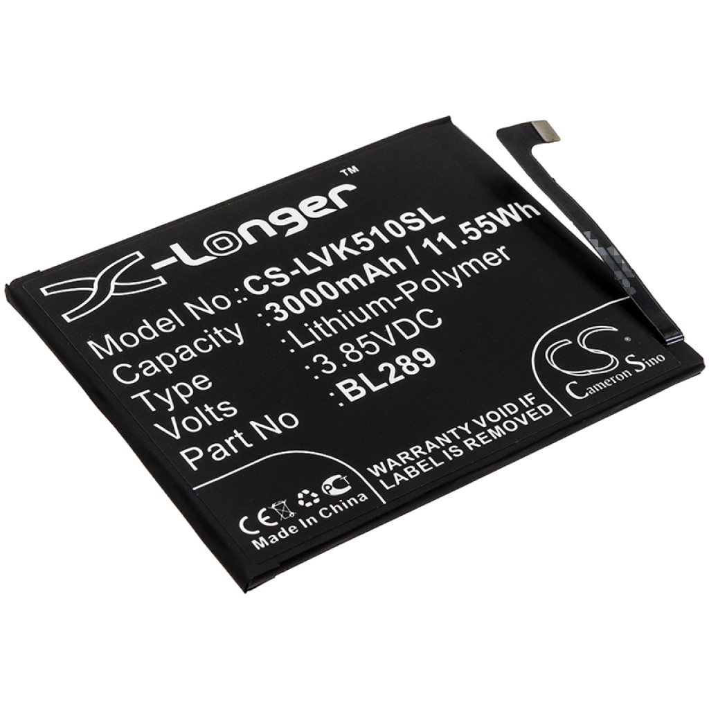 Batería del teléfono móvil Lenovo CS-LVK510SL