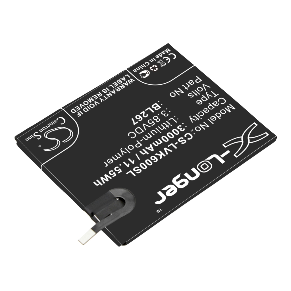 Batería del teléfono móvil Lenovo CS-LVK600SL
