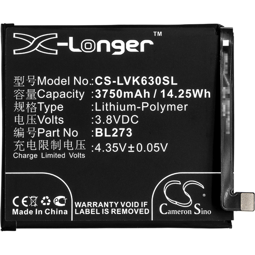 Batería del teléfono móvil Lenovo CS-LVK630SL