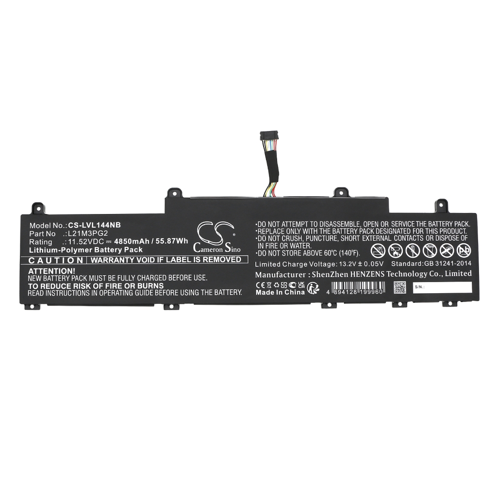 Batería para portátil Lenovo CS-LVL144NB