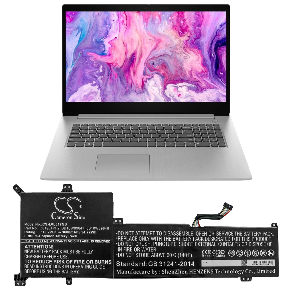 Batería para portátil Lenovo CS-LVL317NB