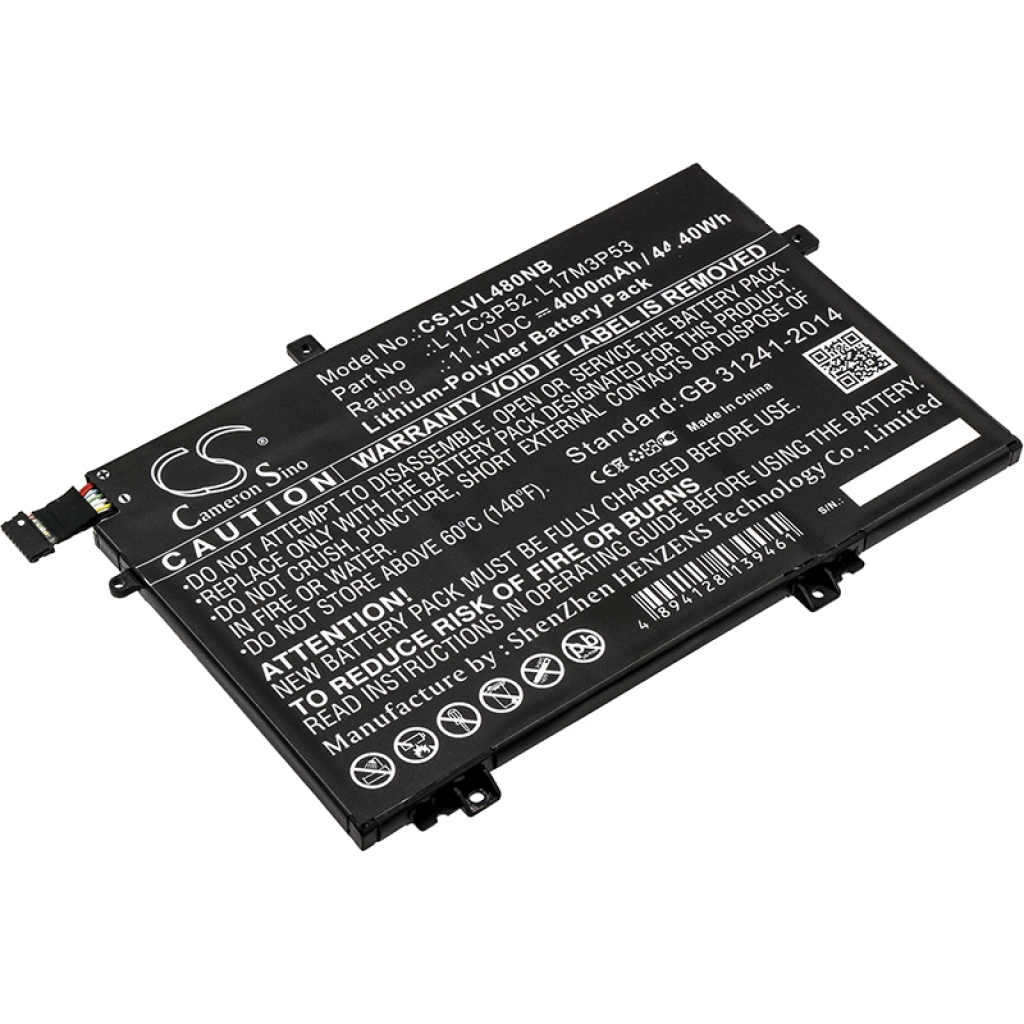 Batería para portátil Lenovo ThinkPad L580