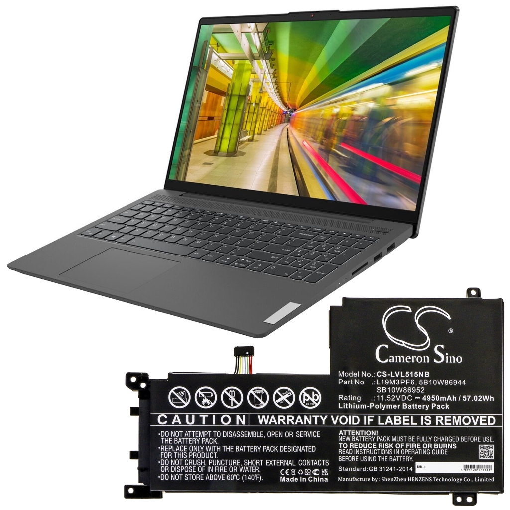 Batería para portátil Lenovo IdeaPad 5-15IIL05