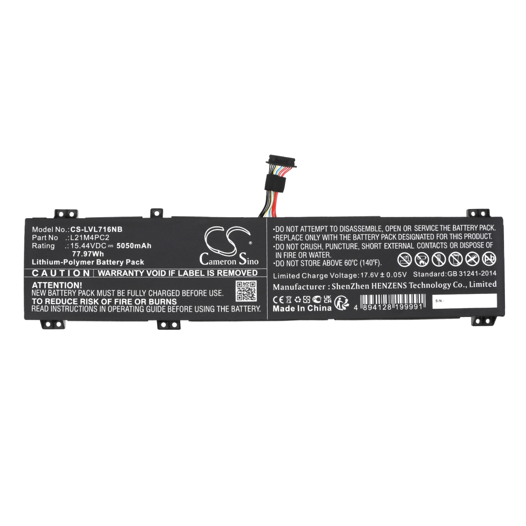 Batería para portátil Lenovo CS-LVL716NB