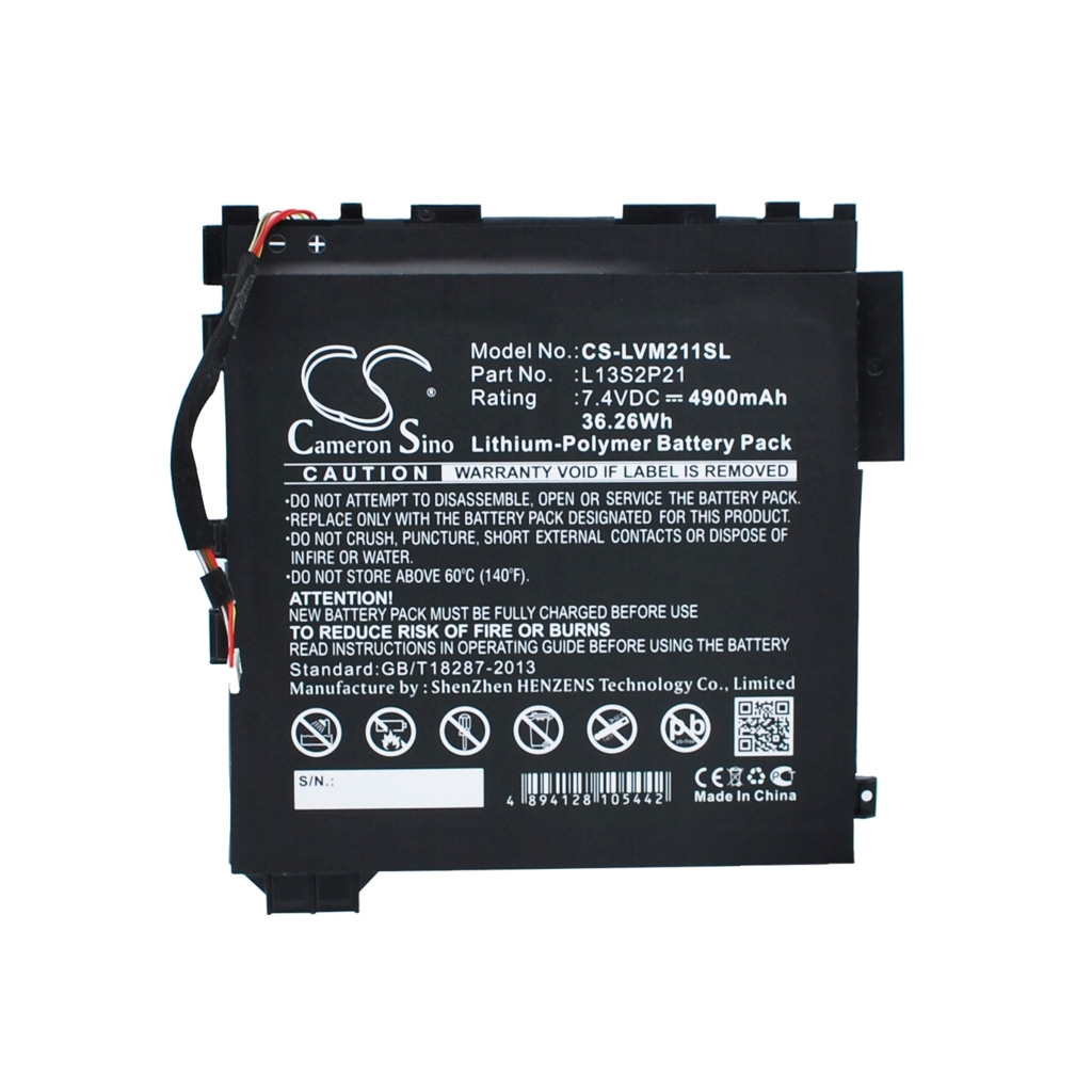 Batería de la tableta Lenovo CS-LVM211SL
