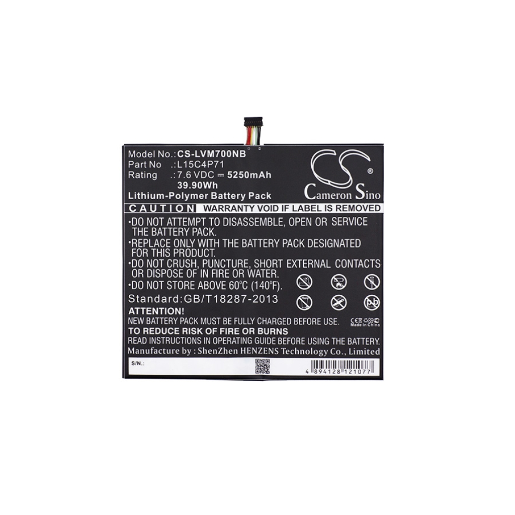 Batería para portátil Lenovo CS-LVM700NB