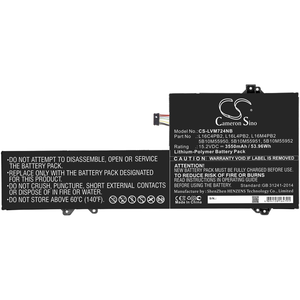 Batería para portátil Lenovo CS-LVM724NB