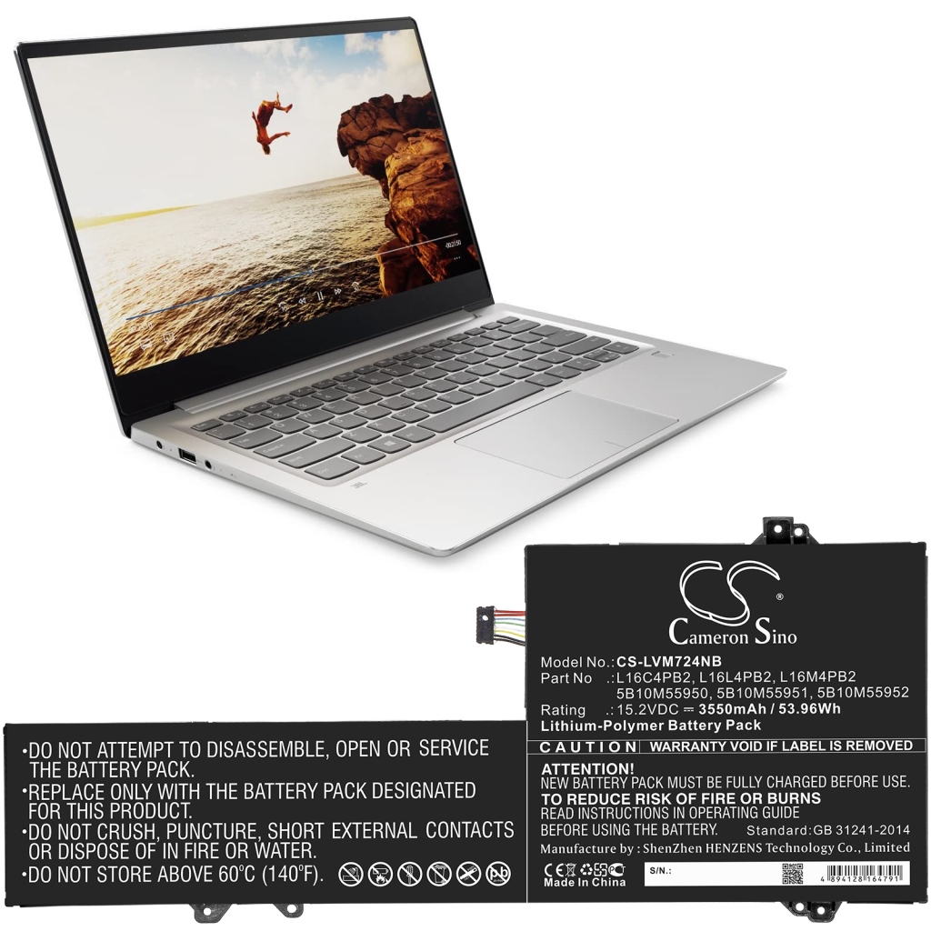 Batería para portátil Lenovo CS-LVM724NB