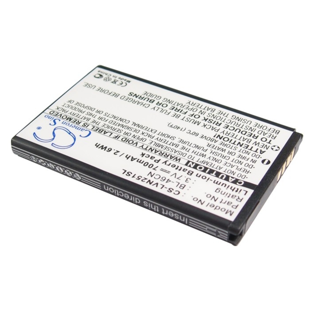 Batería del teléfono móvil LG Cosmos 3