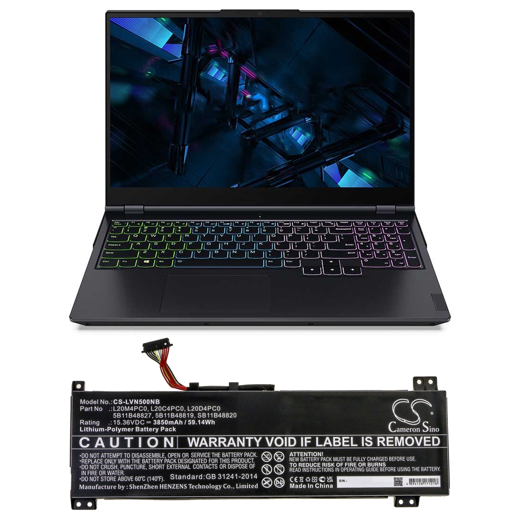 Batería para portátil Lenovo CS-LVN500NB