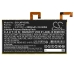 Batería de la tableta Lenovo CS-LVP132SL