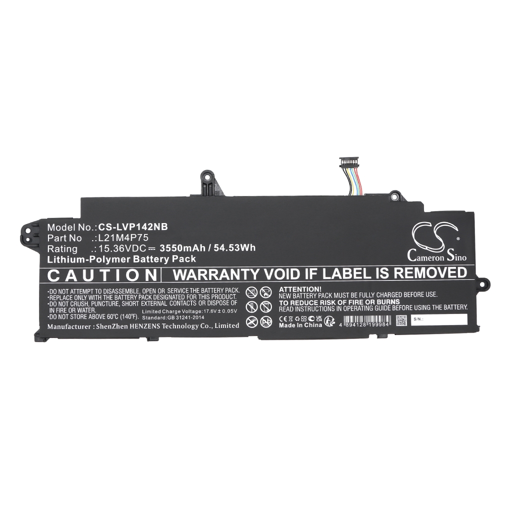 Batería para portátil Lenovo CS-LVP142NB