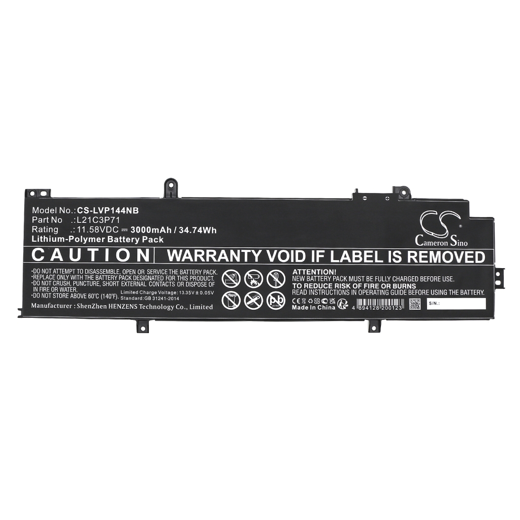 Batería para portátil Lenovo CS-LVP144NB