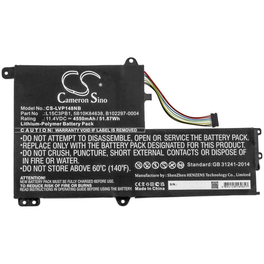 Batería para portátil Lenovo CS-LVP148NB