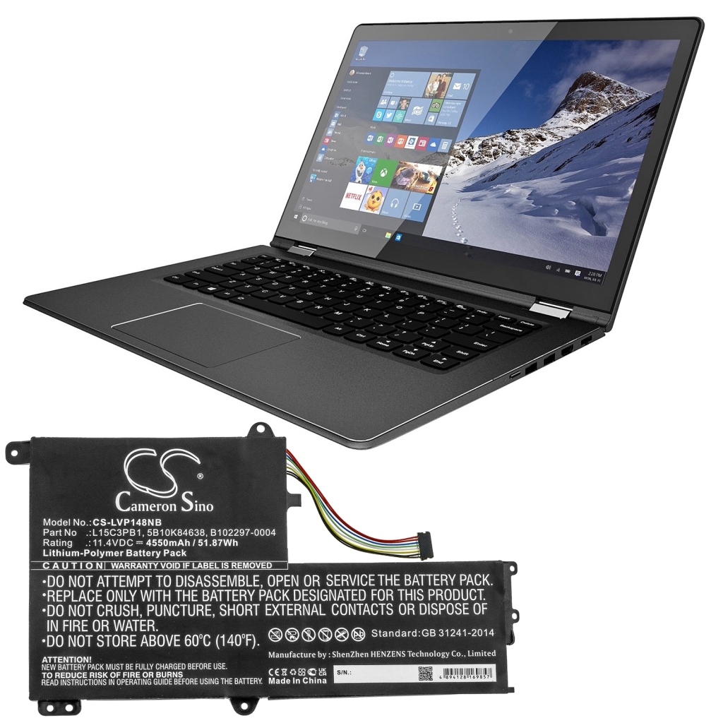 Batería para portátil Lenovo CS-LVP148NB