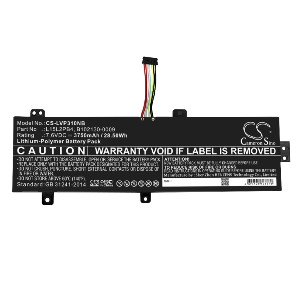 Batería para portátil Lenovo CS-LVP310NB